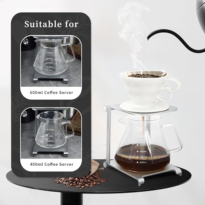 CAFEMASY Portable Espresso Coffee Maker Stand Pour Over Coffee Dripper Station - Image 4