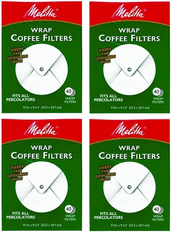 Melitta 627402 Super Premium Wrap Around Coffee Filters 4-pack by Melitta