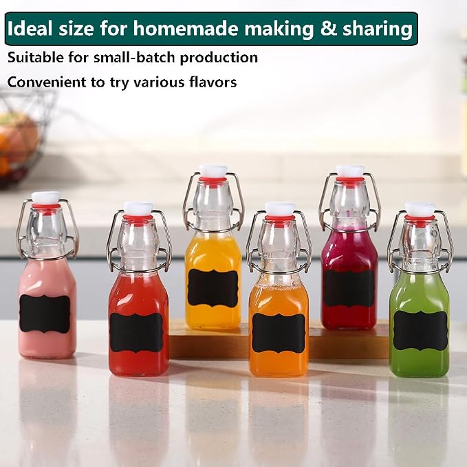 ZEBEIYU Swing Top Glass Bottles 4 oz - Image 6