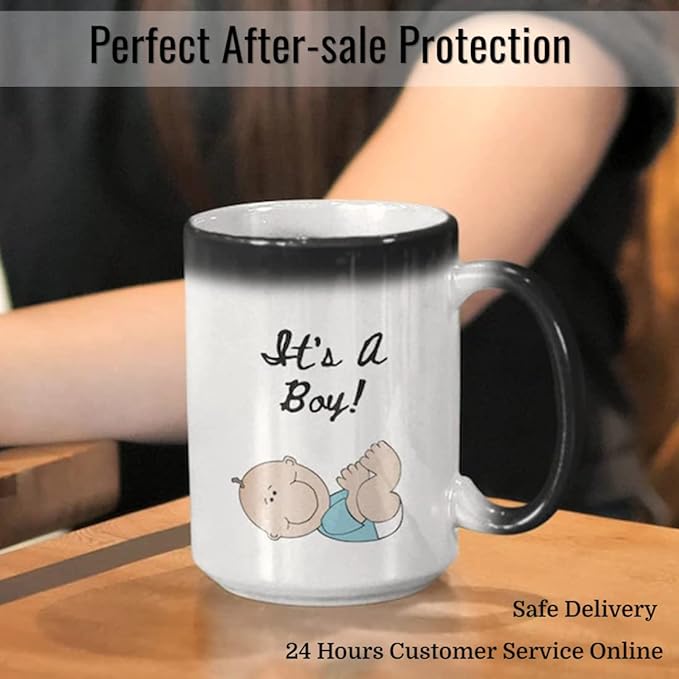 TANGLONG Color Changing Coffee Mugs 15oz Sublimation Mugs Magic Mug Heat - Image 6