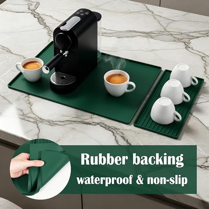 Silicone Coffee Bar Mat 24 x 16 in - Image 3