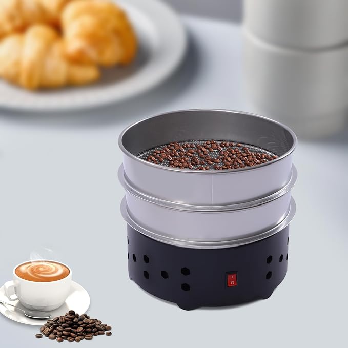 110V Coffee Bean Cooler for Home Roasting, Fast 3-Min Cooling for 1.3lb Beans - Image 3