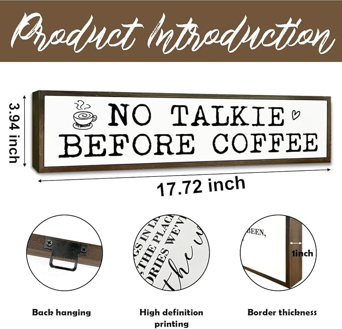 Coffees Wood Sign, Rustic Coffees Decoration, Country Farmhouse Decoration - Image 2