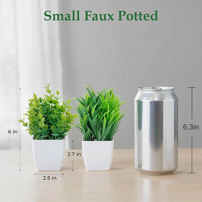 DomeStar 2PCS Fake Plants Indoor - Image 2