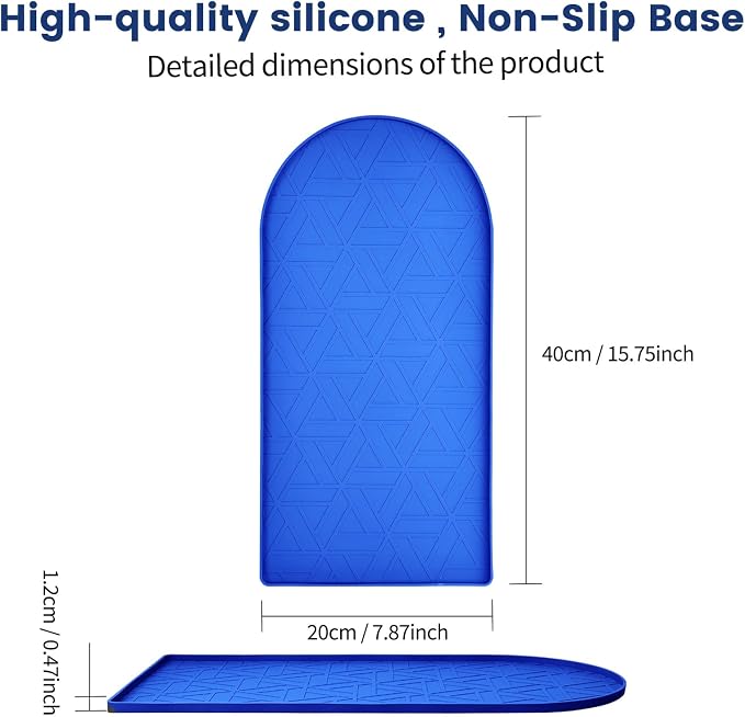 Silicone Coffee Mat, 15.8"x7.9" Coffee Bar Mats - Image 2