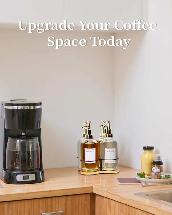 Rotating Coffee Syrup Organizer, Syrup Bottle Holder - Image 5