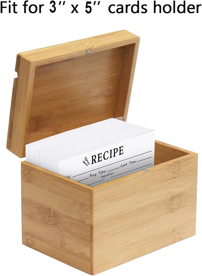 100 Count Recipe Cards, Recipe Cards 3x5 White, 3x5 Recipe Card Double Sided - Image 5