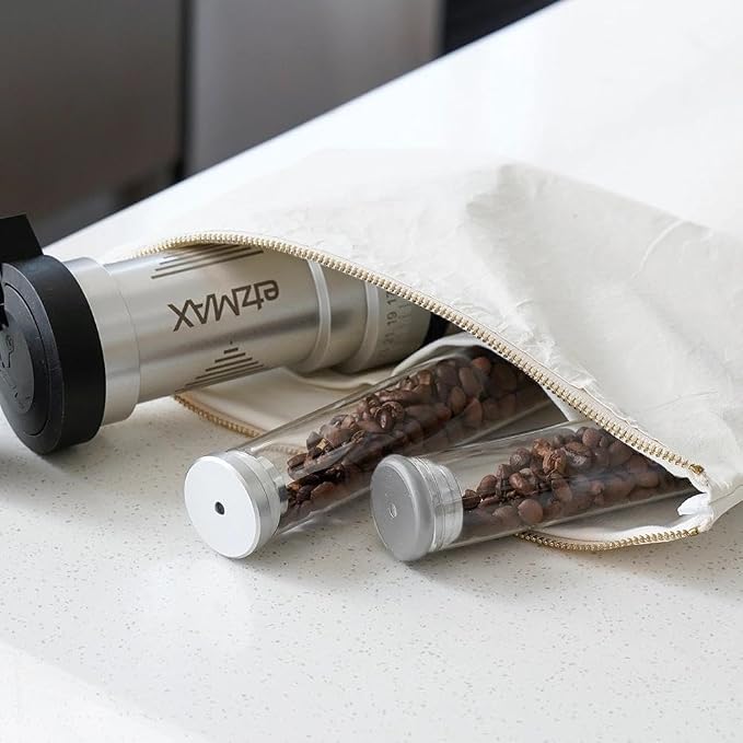 watchget Coffee Bean Container 6PCS Silver Coffee Bean Cellars Tubes Single - Image 7