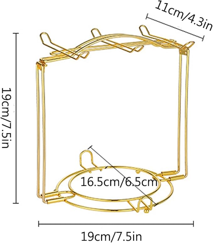 Tea Cups Holder, Foldable Organizer - Image 4
