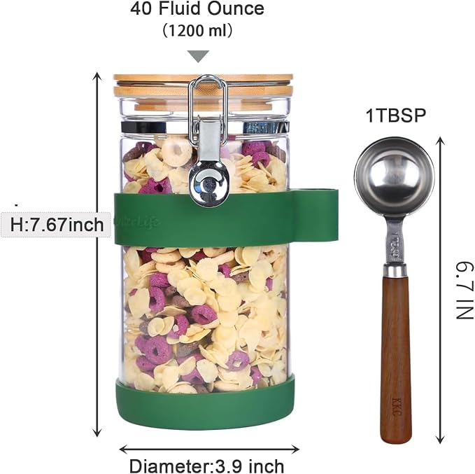 Airtight Glass Protein Powder Container - Image 5