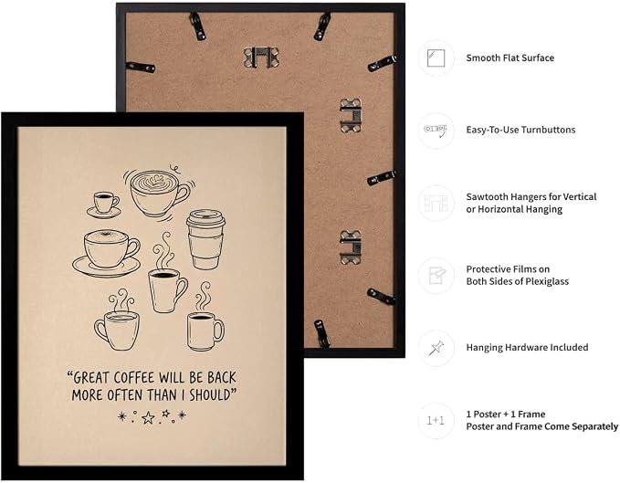 Lawrence Williams Designs Great Coffee Will Be Back Poster - Image 3