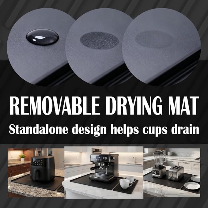 Silicone Coffee Bar Mat 24 x 16 in - Image 7