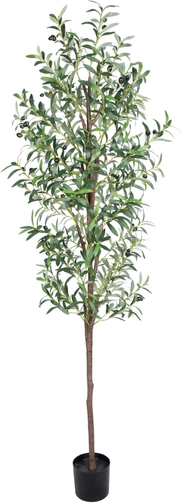 Artificial Olive Tree, 6FT Tall Faux Olive Trees 72in Outdoor Fake Potted Silk - Image 6