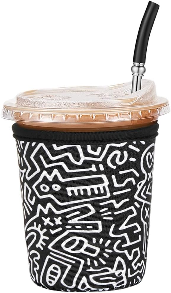 Iced Coffee Sleeve Reusable Small 16-20oz by Cavllson