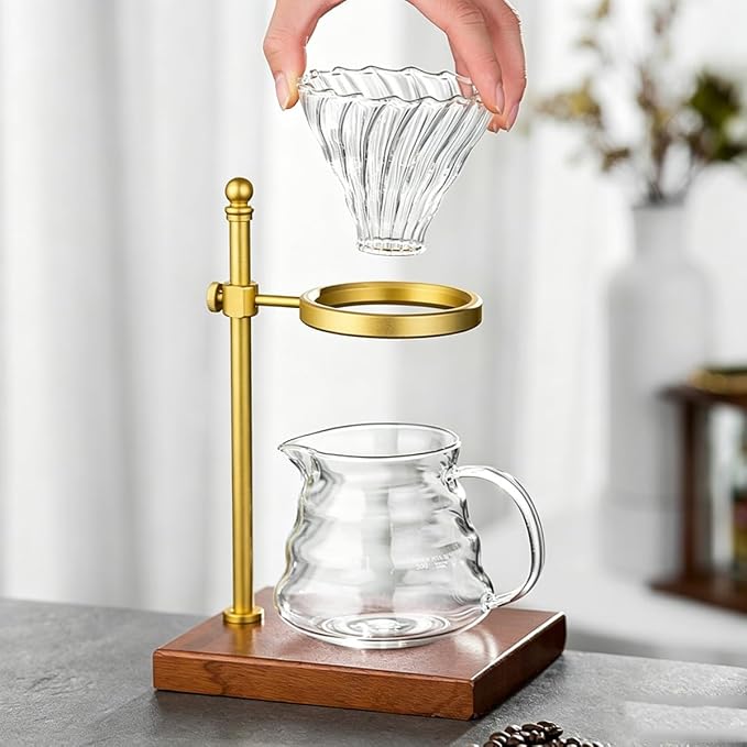 Pour Over Coffee Maker Set – Glass Coffee Dripper - Image 3