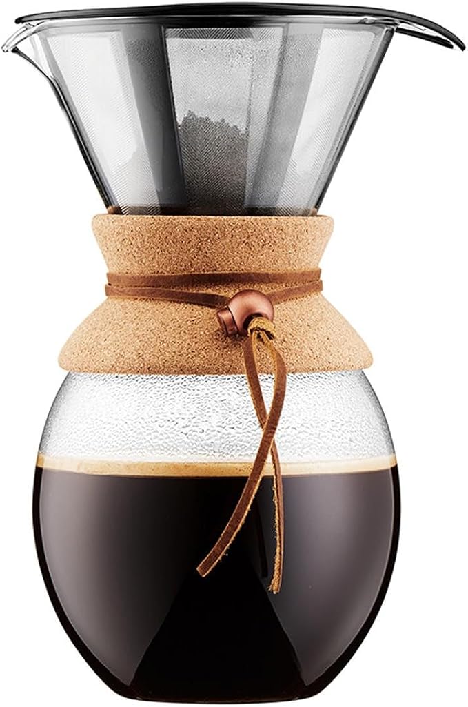 Bodum 51oz Pour Over Coffee Maker, High-Heat Borosilicate Glass by Bodum