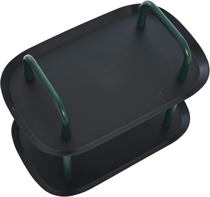 Main + Mesa Modern Plastic and Metal 2-Tier Trolley - Image 7