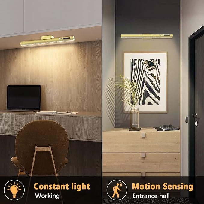 Battery Powered Operated Wall Strip Lights, Motion Sensor LED Light Bar Indoor - Image 6