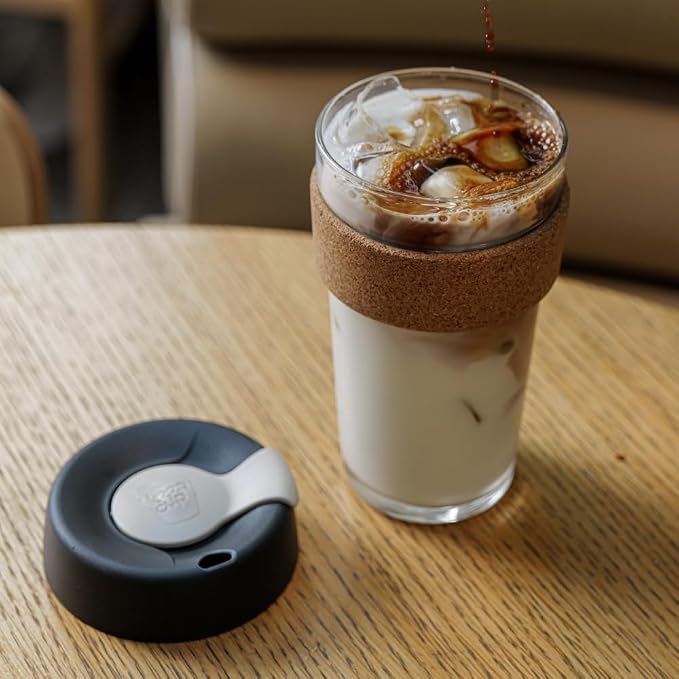 KeepCup Brew Cork, Reusable Glass Tumbler - Image 2