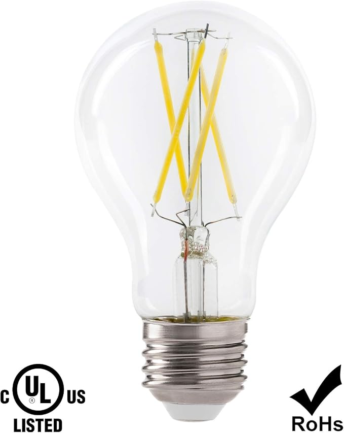 Xtricity LED 9W A19 Filament Clear Light Bulb, 60W Equivalent, 800 Lumens - Image 3