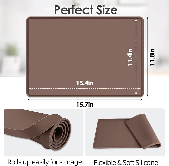 TOHONFOO Silicone Coffee Maker Mat - Image 2