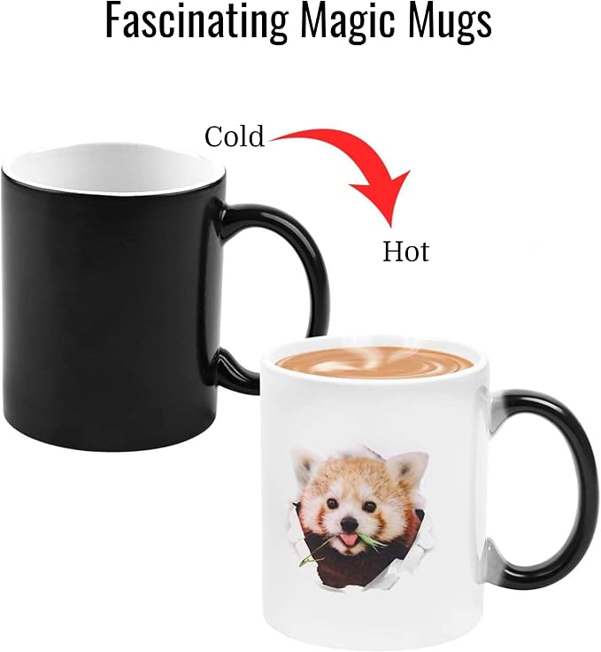 TANGLONG Color Changing Coffee Mugs 11oz Sublimation Mugs Magic Mug Heat - Image 2