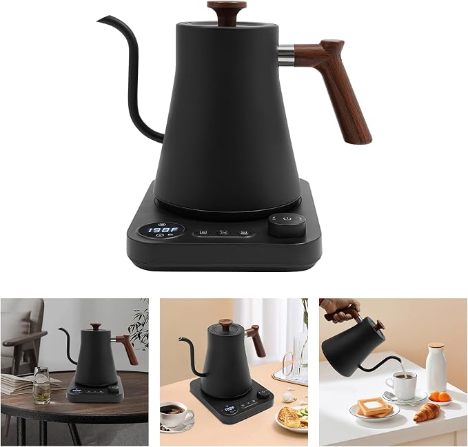 0.24 Gal Variable Temp Pour-Over Set, 1200W Quick Heat Precision Spout - Image 8