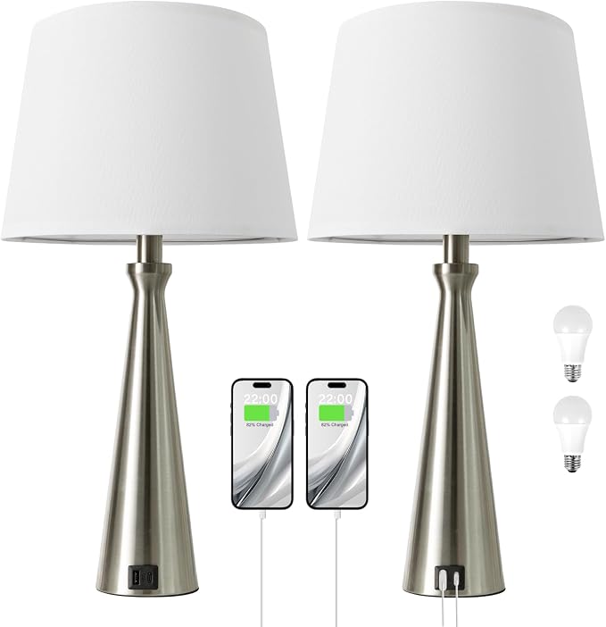 Seealle Modern Table Lamps Set of 2 - Image 9