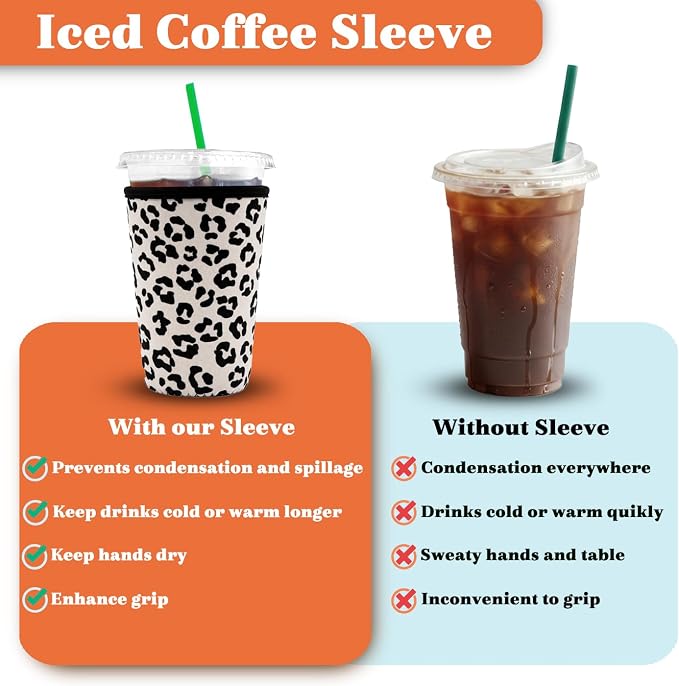 Reusable Iced Coffee Insulator Sleeve - Image 3