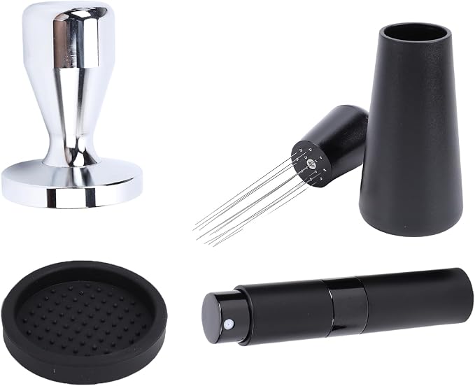 Fdit 58mm Coffee Tamper Stirrer Set Stainless Steel Accessories - Image 8