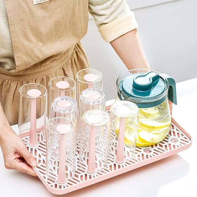 Dish Drying Rack, Cup Drain Tray, Mug Drainboard, Glass Drying Tray, Mug Drain - Image 3
