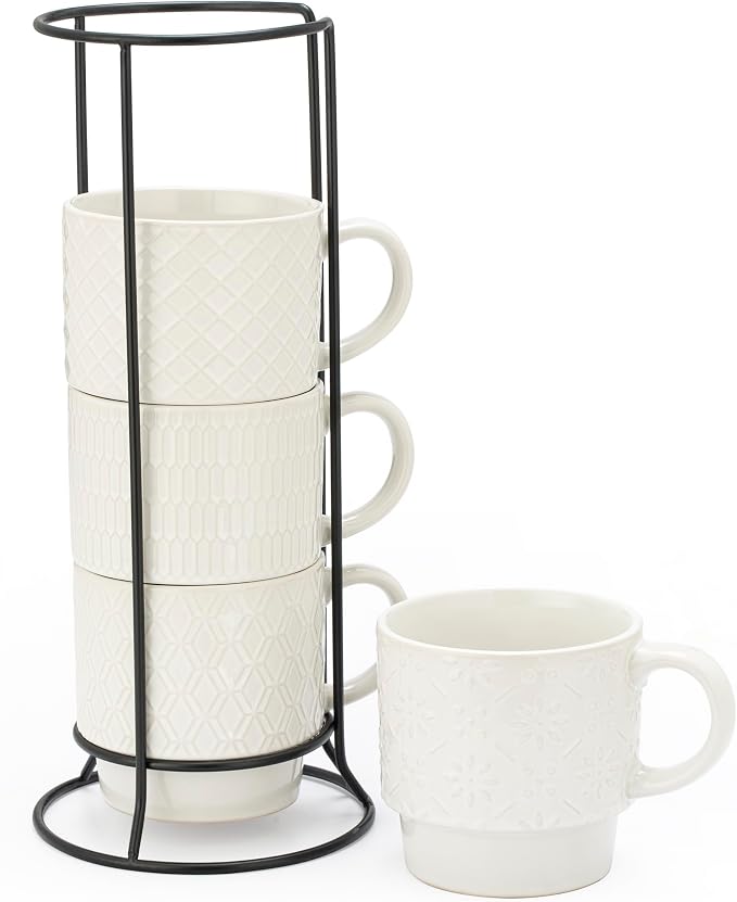 Signature Housewares Stackable Coffee Mug Tower Set by SignatureHousewares