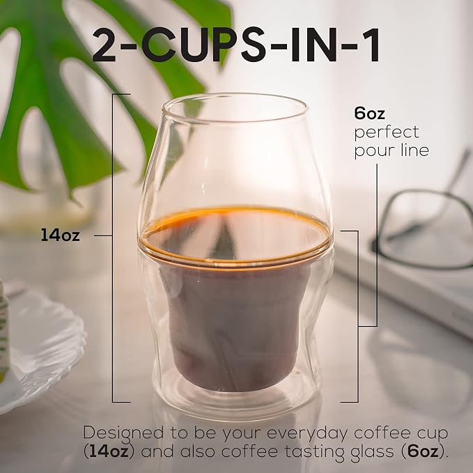 ICOSA Brewhouse AVENSI Coffee Enhancing Glassware Cups - Image 7
