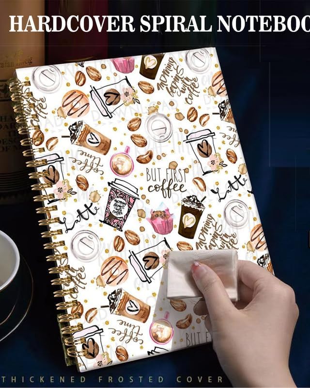 Spiral Journal Notebook, A5 Hardcover Lined Journals - Image 4
