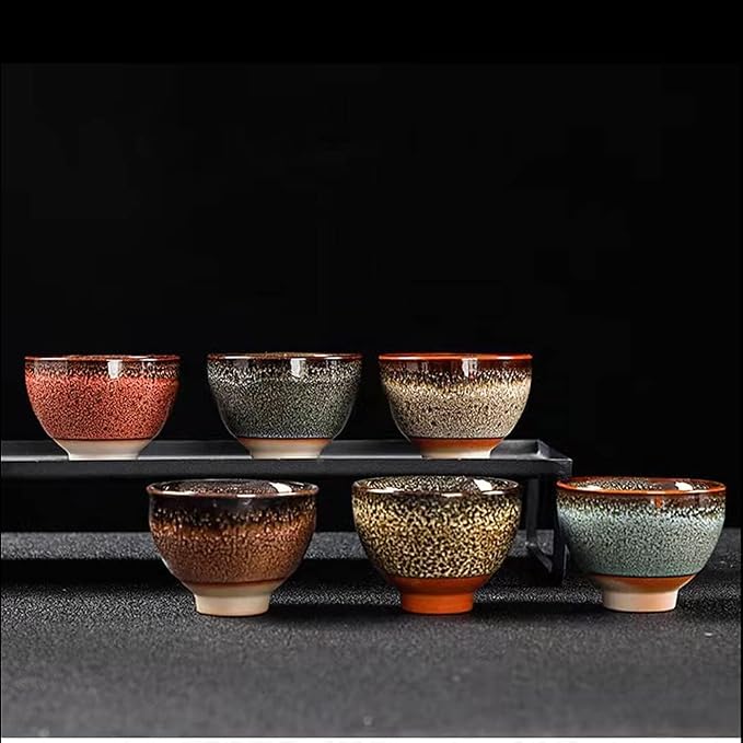Better-Love 6PCS Handmade Ceramic Espresso/Tea/Sake Cup Gift Set - Image 6