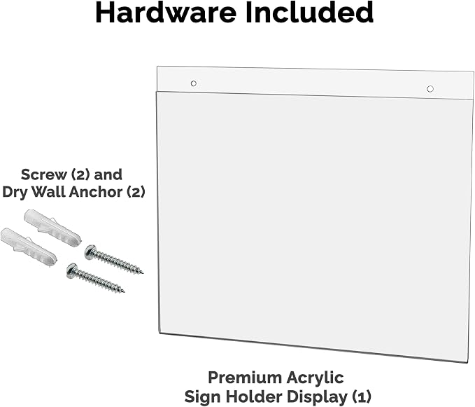 Marketing Holders 25 Pack Wall Mount Sign Holder - Image 9