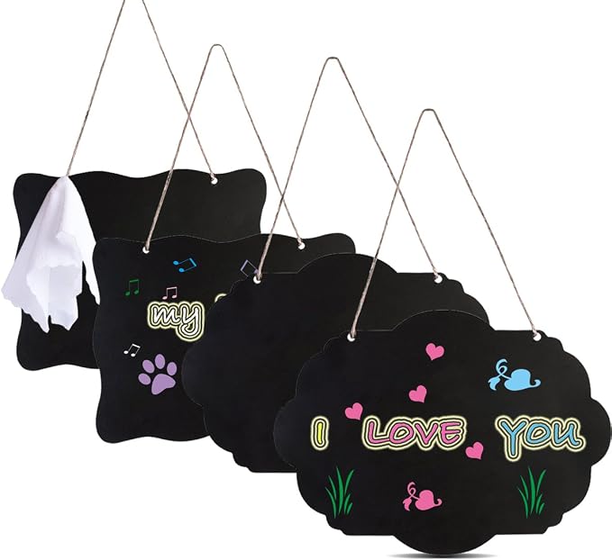 AUSTOR Chalkboard Sign 8x10 Inch Double Sided Erasable Message Board - Image 7