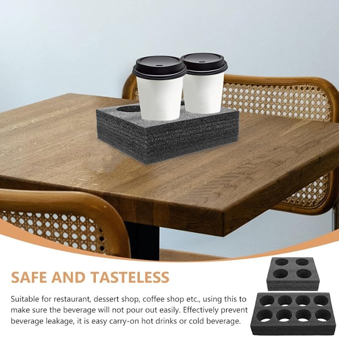 4 Pcs Portable Cup Tray Reused Cup Fixing Holder - Image 3