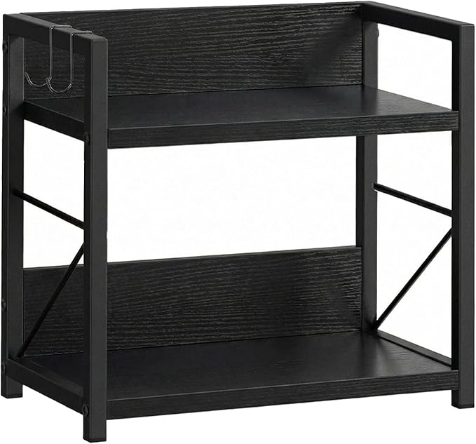 2 Tier Kitchen Counter Shelf Organizer, Coffee Bar Station Organizer, Space by HomDSim