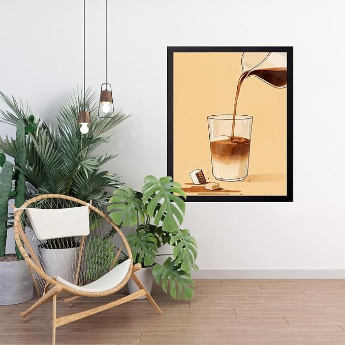 Lawrence Williams Designs Iced Coffee Pour Poster - Image 4