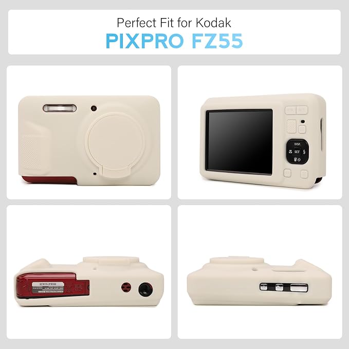 Case for KODAK PIXPRO FZ55, Soft Silicone Camera Case for Kodak FZ55 - Image 2