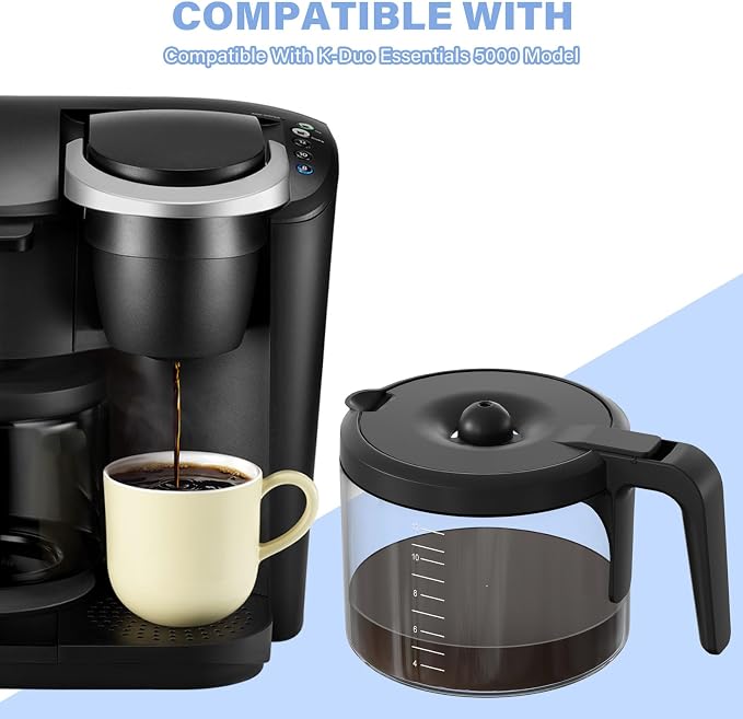 12 Cup Coffee Maker Carafe Replacement Pot Compatible - Image 3