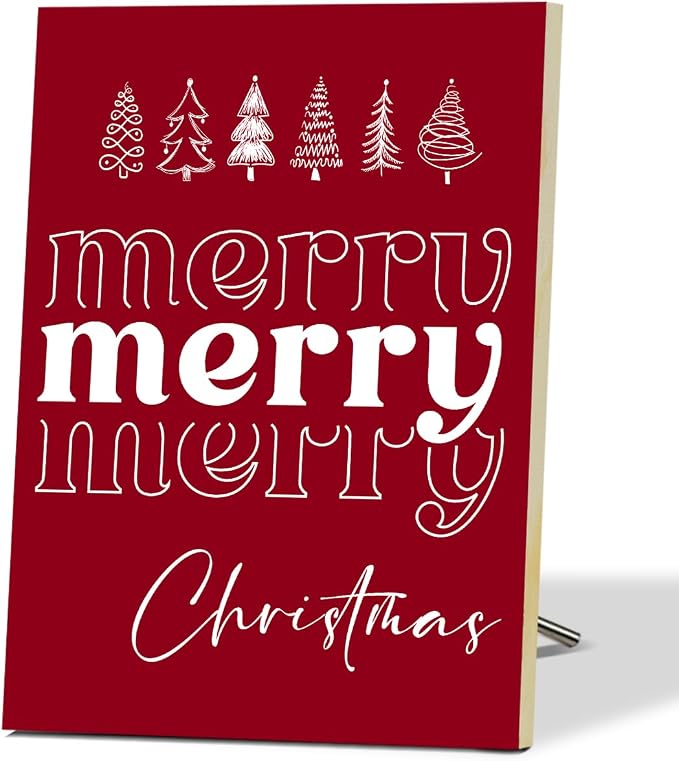 Merry Christmas Signs for Wall Decorations by Unknown