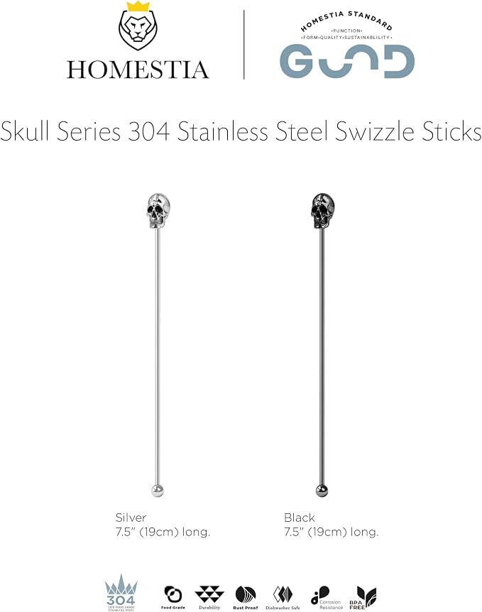 Homestia Skull Swizzle Sticks - Image 9
