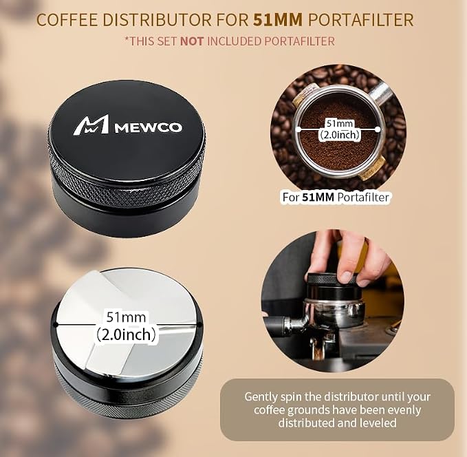 7 Pack Espresso Tamper Station&Coffee Distributor Tamper&Espresso WDT - Image 4