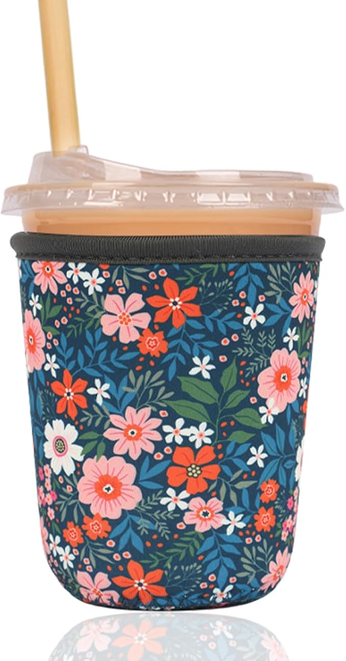 Reusable Insulated Sleeve for Iced Coffee Cup, Coffee Neoprene Sleeve for Cold by Unknown