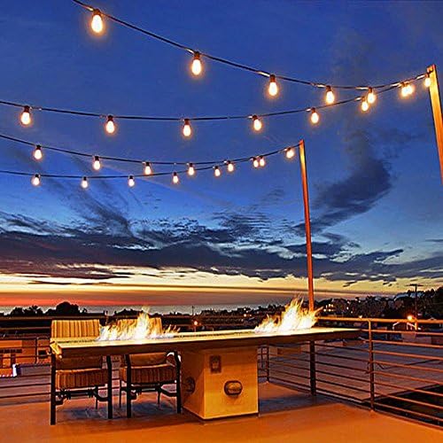 100 Foot S14 LED Edison Outdoor String Lights - Image 7