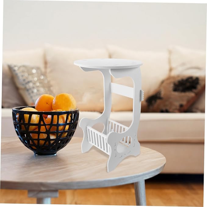 MERRYHAPY Modern Small Round Accent Table - Image 5
