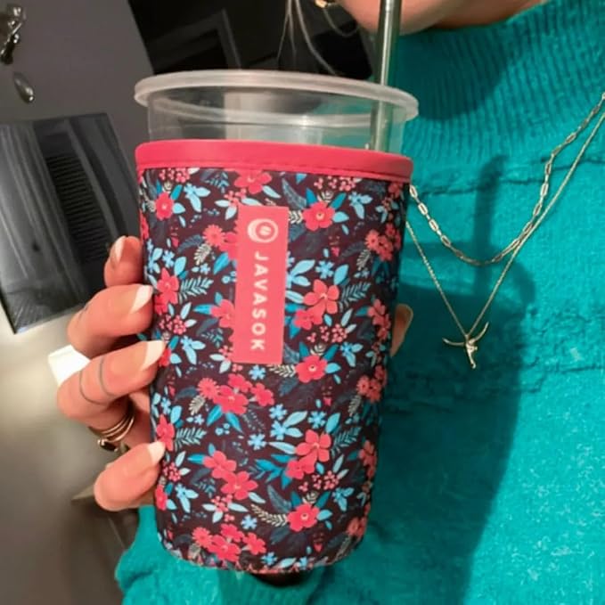 Sok It JavaSok Iced Coffee & Cold Soda Insulated Neoprene Cup Sleeve - Image 2