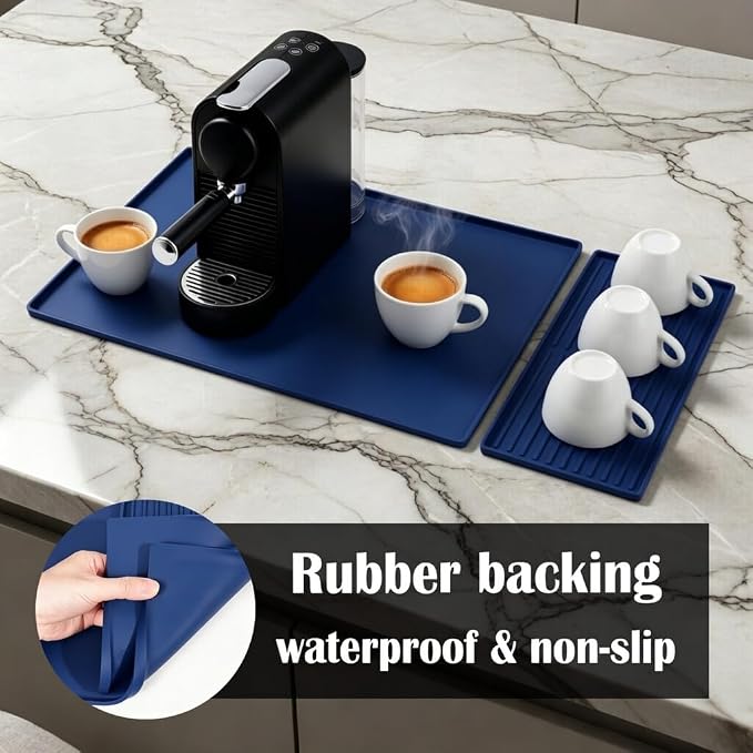 Silicone Coffee Bar Mat 24 x 16 in - Image 3